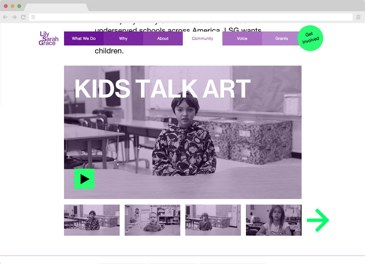 Website design